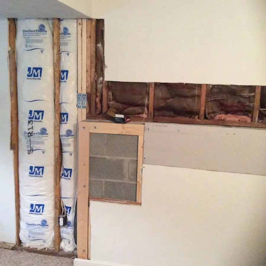 Wall insulation replacement during Contents Cleaning & Restoration in Fountain Inn